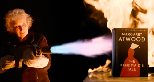 [The author aims the fire at
"the unburnable book."]